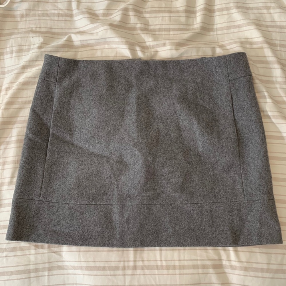 J Crew Wool Mini Skirt
